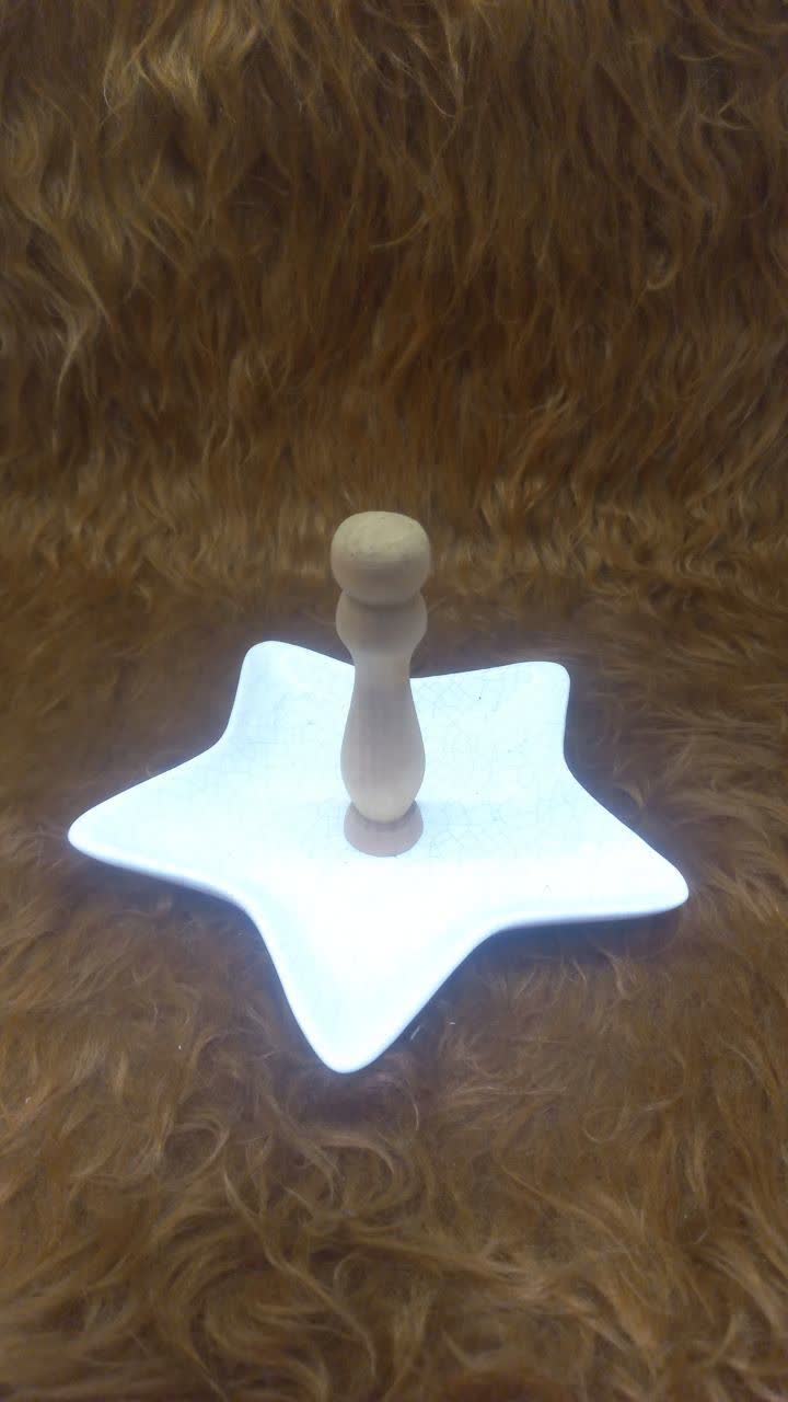 شيريني خوري سراميكي 1طبقه طرح ستاره